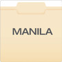 Pendaflex Manila File Folders, 1/3-Cut Tabs: Center Position, Letter Size, 0.75" Expansion, Manila, 100/Box