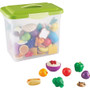 Learning Resources Play Food Set,w/Tote,12-1/8"x9-5/8"x14-1/4",100/ST,MI (LRNLER9723) View Product Image