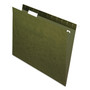 Pendaflex Standard Green Hanging Folders, Letter Size, 1/5-Cut Tabs, Standard Green, 25/Box