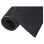 Crown Needle-Rib Wiper/Scraper Mat, Polypropylene, 48 x 72, Charcoal