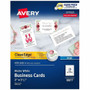 Avery Clean Edge Business Cards - 110 Brightness - 2" x 3 1/2" - 93 lb Basis Weight - 254 g/m² Grammage - Matte - (AVE8877)