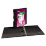 Avery Durable View Binder with DuraHinge and Slant Rings, 3 Rings, 1" Capacity, 11 x 8.5, Black