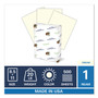 Hammermill Colors Print Paper, 20 lb Bond Weight, 8.5 x 11, Cream, 500/Ream