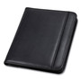 Samsill Professional Zippered Pad Holder, Pockets/Slots, Writing Pad, Black