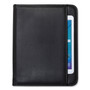 Samsill Professional Zippered Pad Holder, Pockets/Slots, Writing Pad, Black