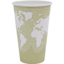 Eco-Products World Art Renewable and Compostable Hot Cups, 16 oz, 50/Pack, 20 Packs/Carton (ECOEPBHC16WA) View Product Image