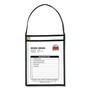 C-Line Vinyl File Pocket - 9" x 12" - Vinyl - Clear, Clear - Heavy Duty, Rip Resistant, Tear Resistant