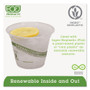 Eco-Products GreenStripe Renewable and Compostable Cold Cups, 9 oz, Clear, 50/Pack, 20 Packs/Carton (ECOEPCC9SGS) View Product Image