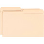 Smead Manila File Folders, 1/2-Cut Tabs: Assorted, Legal Size, 0.75" Expansion, Manila, 100/Box