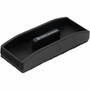 Charles Leonard Magnetic Whiteboard Eraser - 2" Width x 5" Length - Used as Mark Remover - Built-in Marker Storage, Magnetic - Black