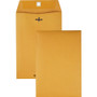 Quality Park Clasp Envelope, 28 lb Bond Weight Kraft, #63, Square Flap, Clasp/Gummed Closure, 6.5 x 9.5, Brown Kraft, 100/Box (QUA37863) View Product Image
