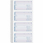 TOPS Carbonless Phone Message Book - Double Sided Sheet - Spiral Bound - 2 Part - Carbonless Copy - 5.50" x 11" Sheet Size