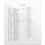 Smead Organized Up Poly Slash Jackets, 2-Sections, Letter Size, Clear, 5/Pack