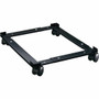 Lorell Commercial-Grade File Caddy - 400 lb Load Capacity - 4 Casters - Steel - 16.63" Width x 11.40" Depth x 4" Height - Black