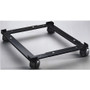 Lorell Commercial-Grade File Caddy - 400 lb Load Capacity - 4 Casters - Steel - 16.63" Width x 11.40" Depth x 4" Height - Black