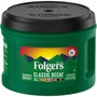 Folgers Ground Coffee, Classic Roast Decaffeinated, Ground, 19.2 oz, Can, 6/Carton