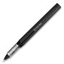 TRU RED Roller Ball Pen, Stick, Fine 0.5 mm, Black Ink, Black/Clear Barrel, Dozen (TUD24419532) View Product Image