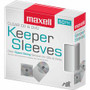 Maxell CD/DVD Keeper Sleeves - Clear (50 Pack) - Sleeve - Plastic