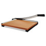 X-ACTO Square Commercial Grade Wood Base Guillotine Trimmer, 15 Sheets, 15" Cut Length, 15 x 15