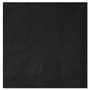 Hoffmaster Beverage Napkins, 2-Ply, 9 1/2 x 9 1/2, Black, 1000/Carton