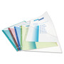 Avery Binder Pockets, 3-Hole Punched, 9.25 x 11, Assorted Colors, 5/Pack (AVE75254) View Product Image