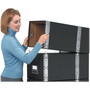 Bankers Box STAXONSTEEL Maximum Space-Saving Storage Drawers, Legal Files, 17" x 25.5" x 11.13", Black, 6/Carton