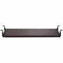Lorell Universal Keyboard Tray - 25.6" Width x 15.1" Depth - Mahogany