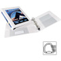Avery Framed View Heavy-Duty Binders, 3 Rings, 1" Capacity, 11 x 8.5, White