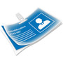 Fellowes Laminating Pouches, 7 mil, 3.88" x 2.63", Gloss Clear, 100/Pack (FEL52050) View Product Image