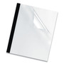 Fellowes Thermal Binding System Presentation Covers, Clear, 121 to 180 Sheet Capacity, 11 x 8.5, Unpunched, 10/Pack