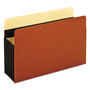 Pendaflex Heavy-Duty File Pockets, 5.25" Expansion, Legal Size, Redrope, 10/Box (PFXC1536GHD) View Product Image