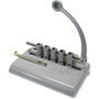 Master Products Adjustable 5-hole Punch - 5 Punch Head(s) - 40 Sheet - 11/32" Punch Size