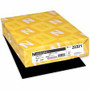 Astrobrights Color Paper - Black - Letter - 8 1/2" x 11" - 24 lb Basis Weight - Smooth