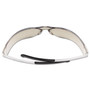 MCR Safety BearKat Safety Glasses, Frost Frame, Clear Mirror Lens, 12/Box