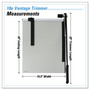 Dahle Vantage Guillotine Paper Trimmer/Cutter, 15 Sheets, 18" Cut Length, Metal Base, 15.5 x 18.75