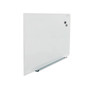 Universal Frameless Magnetic Glass Marker Board, 48 x 36, White Surface (UNV43203) View Product Image