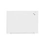 Universal Frameless Magnetic Glass Marker Board, 48 x 36, White Surface (UNV43203) View Product Image