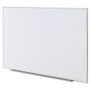 Universal Deluxe Melamine Dry Erase Board, 60 x 36, Melamine White Surface, Silver Anodized Aluminum Frame (UNV43625) View Product Image