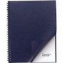 GBC Regency Letter Presentation Cover - 8 1/2" x 11" - 200 Sheets Capacity - Imitation Leather, Faux Leather, Paper Stock - Navy - Rounded Corner, Durable, Unpunched, Opaque