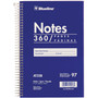 Blueline Steno Notes Notebook, Gregg Rule, Blue/White Cover, (180) 9 x 6 Sheets