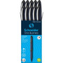 Schneider One Business Rollerball - 0.6 mm Medium Pen Point - Black Ink - Black, Dark Blue Barrel