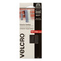 VELCRO Brand Heavy-Duty Fasteners, Extreme Outdoor Performance. 1" x 4", Titanium, 10/Pack