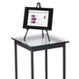 Quartet Tabletop Instant Easel, 14" High, Steel, Black