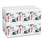 WypAll X70 Cloths, 1/4 Fold, 12.5 x 12, White, 76/Pack, 12 Packs/Carton