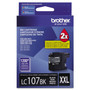 Brother LC107BK Innobella Super High-Yield Ink, 1,200 Page-Yield, Black