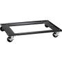 Lorell Commercial Cabinet Dolly - Metal - 42" Width x 24" Depth x 4" Height - Black