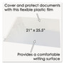 Artistic Second Sight Clear Plastic Desk Protector, with Hinged Protector, 25.5 x 21, Clear (AOPSS2125) View Product Image