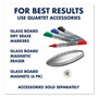 Quartet InvisaMount Magnetic Glass Marker Board, 85" x 48", White Surface