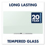 Quartet InvisaMount Magnetic Glass Marker Board, 85" x 48", White Surface