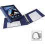 Avery Framed View Heavy-Duty Binders, 3 Rings, 1" Capacity, 11 x 8.5, Navy Blue